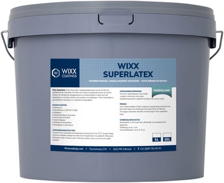 Wixx Superlatex Zijdeglans - 10L - RAL 9010 Zuiverwit