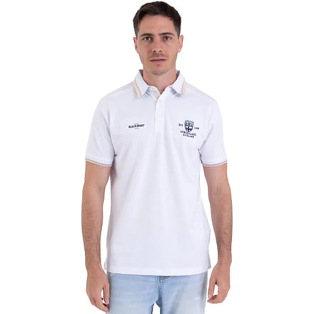 Poloshirt met borduursel op de borst Camberabero