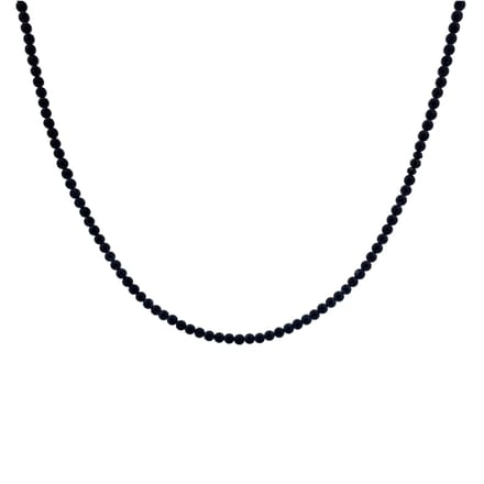 IbizaMen - heren - ketting - edelsteen - matte onyx - 4mm - 50cm