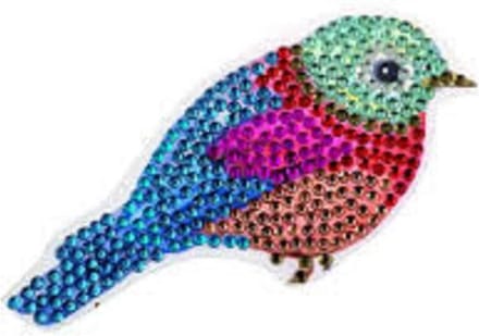 Crystal Art Motif Kit stickers | Bird