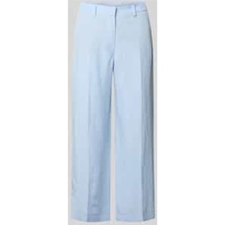 Stoffen broek met persplooien model 'OLESSA'