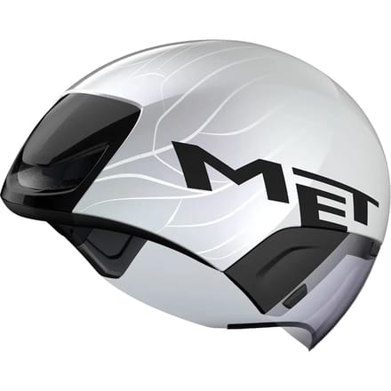 MET Codatronca Fietshelm - Tijdrit - Maat S - White Silver Matt Glossy