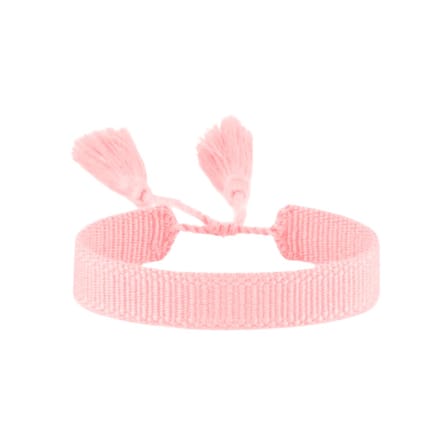 Planet Pink - Katoenen armbandje pastel roze