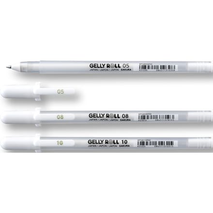 Gelschrijver Sakura Gelly Roll Classic 05 wit