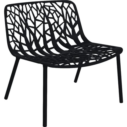 Fast Forest Lounge Stoel - zwart