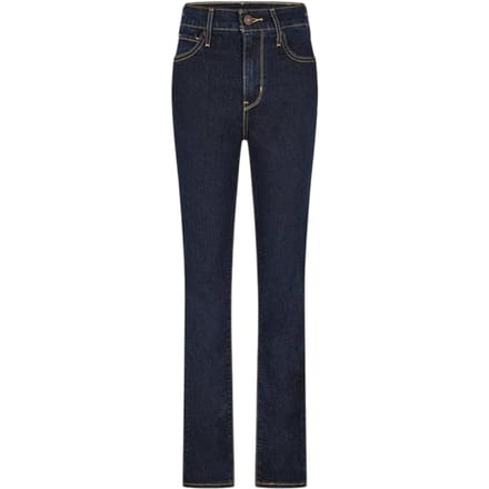 Levis Dames/Dames 721 Denim Skinny Jeans (Donkerblauw)