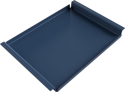 Steellish Dienblad Rechthoek - Tray - Aluminium - Violet Blauw - 62×44×5