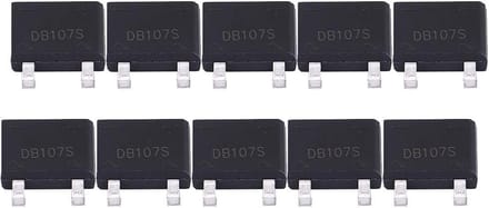 Gelijkrichter Brug - Diodebrug Set - Elektronische Circuits - 1A 1000V Capaciteit - 0.9x1x0.3cm