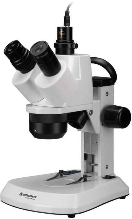 Bresser Microscoop - Analyth STR Trino - 10x tot 40x Vergroting - Incl. MikrOculair Full HD