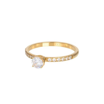 Fame-Queen-Goudkleurig-Dames Ring