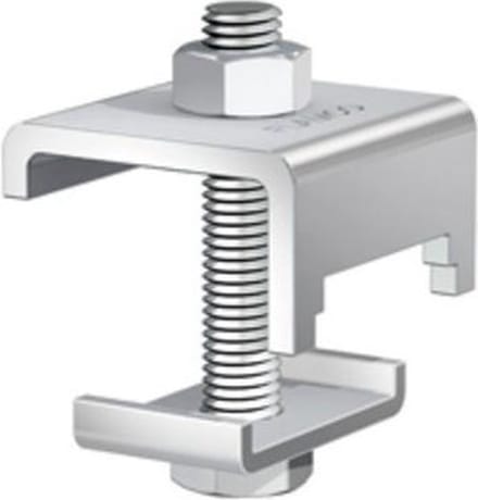 FLAM bev vastpunt RB, staal, (bxh) 44x15mm, el verz, dikte 1mm