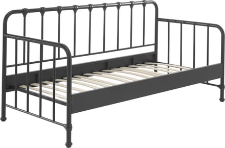 Kajuitbed Jay Zwart - Metaal - Hoogte 106 cm