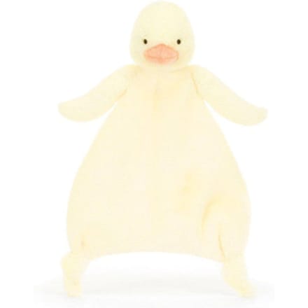 Jellycat knuffeldoekje bashful duckling