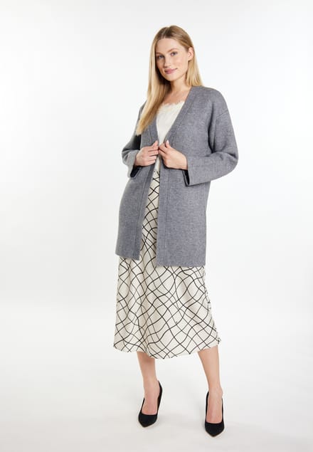 Dreimaster Vest Dames grijs melange
