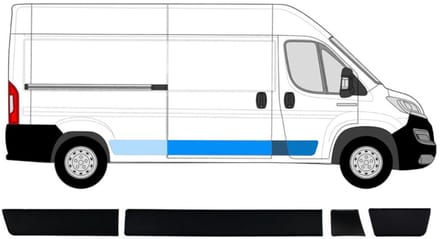 Sierlijsten set voor Peugeot Boxer 2018- / Rechts