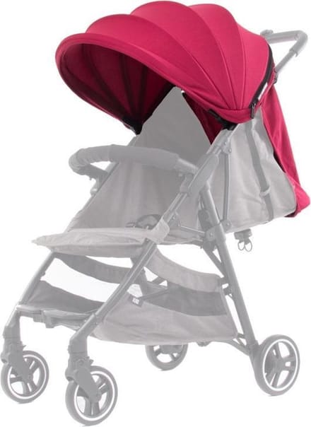 Baby Monsters Kinderwagenkap Kuki Textiel Bordeaux