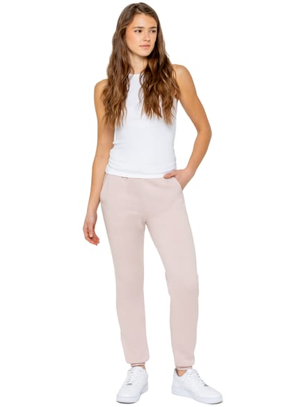 Enzo | Joggers met fleece manchet voor dames