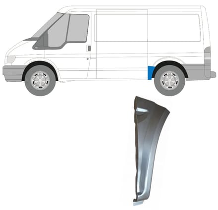 Reparatiepaneel achterspatbord voor Ford Transit 2000-2013 / Links