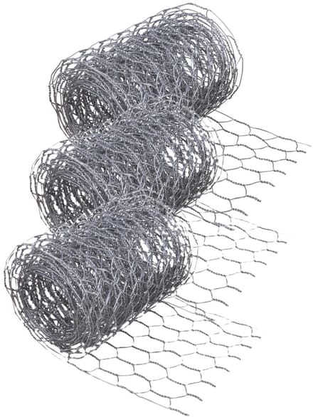 3x Kippengaas 2,45 meter