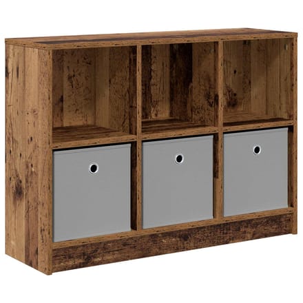vidaXL - Dressoir - Oudhout - 88,5 - x - 27,5 - x - 63,5 - cm