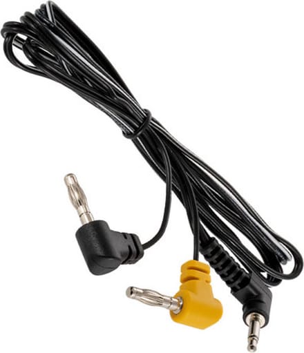 E-Stim Systems – 2 mm TENS-kabel Low Profile – 3.5 mm jack stekker