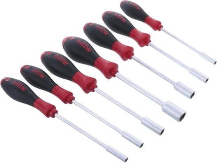 Dopsleutel Set - Moer Driver - Klus Klussen - Ergonomische Grip - 7 Delig - Multicolor