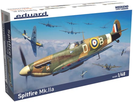 Eduard Modelbouwpakket Vliegtuigen - 84206 Supermarine Spitfire Mk.IIa - Weekend Editie - Propeller Vliegtuig Plastic - 1:48 - Modelbouw