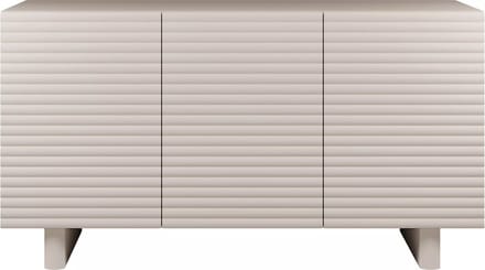 Vente-unique Buffetkast met 3 deurtjes van MDF - Beige - LUDIMA