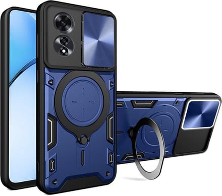 Hoesje geschikt voor Oppo A60 4G - Techsuit CamGuard Pro Back Cover - Blauw
