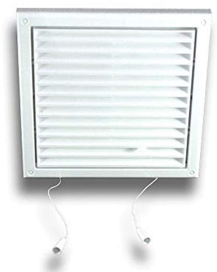 Ventilatierooster afsluitrooster met insectenbescherming Ø100 154x154mm