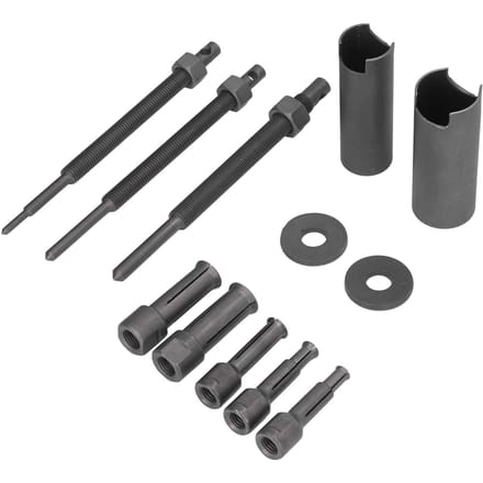 Kit Extracteur de Roulements Internes Matériau Acier Portable Durable Outil Extracteur de Roulements Internes de Moto black