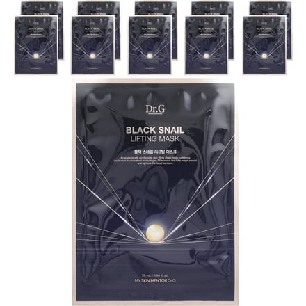 Dr.G - Black Snail Lifting Mask Set 28ml x 10 sheets
