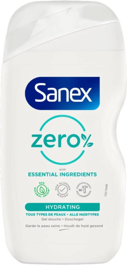 Sanex Zero % - Douchegel - Hydrateert - Alle Huidtypes - 400 ml