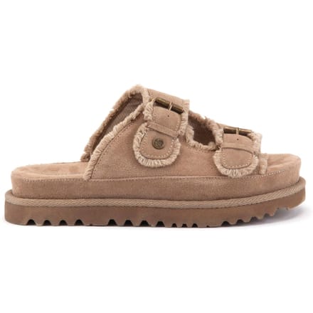 Warmbat Dysart Suede Dames Sandalen - Stone