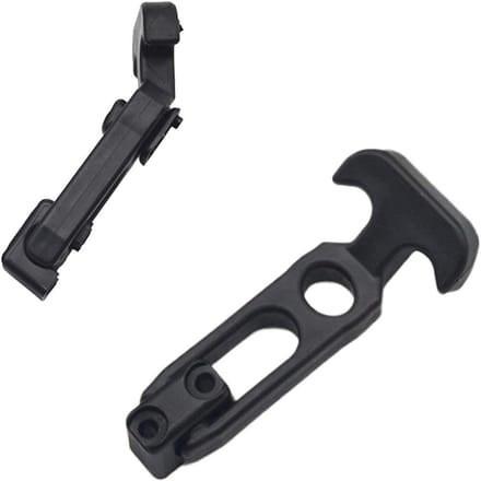 Veilige Sluitingen - Rubberen Grepen - Apparatuur Zekeren - Robuust Nylon Materiaal - 20 x 7.5 cm - Zwart