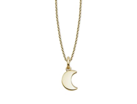Ketting Maantje Zilver Gold-Plated XN010G 42-45cm