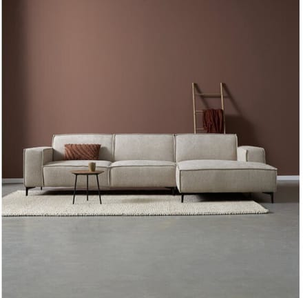 PEPP interiors Hoekbank RIVER met chaise longue rechts - Majestic 603