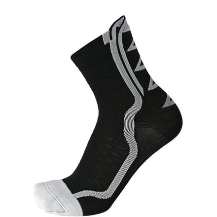 Lightweight extra dry bike sock 15 cm wit zwart XXL