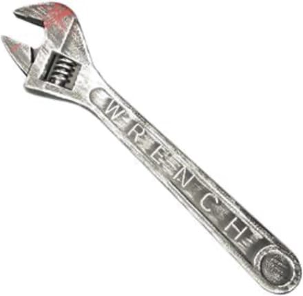 Moersleutel - Zilver - plastic - 45cm