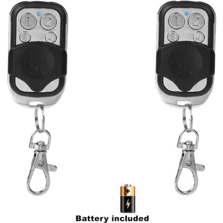 Télécommande universelle 433 MHz sans fil RF pour portails électriques, porte de garage, voiture, moto, système d'alarme Clone Remotes