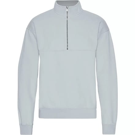 1/4 rits sweater Colorful Standard Organic Cloudy Grey