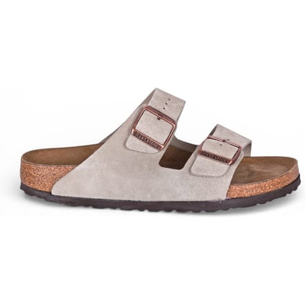 Birkenstock Arizona SFB VL Narrow Dames Slippers - Taupe - Maat 41