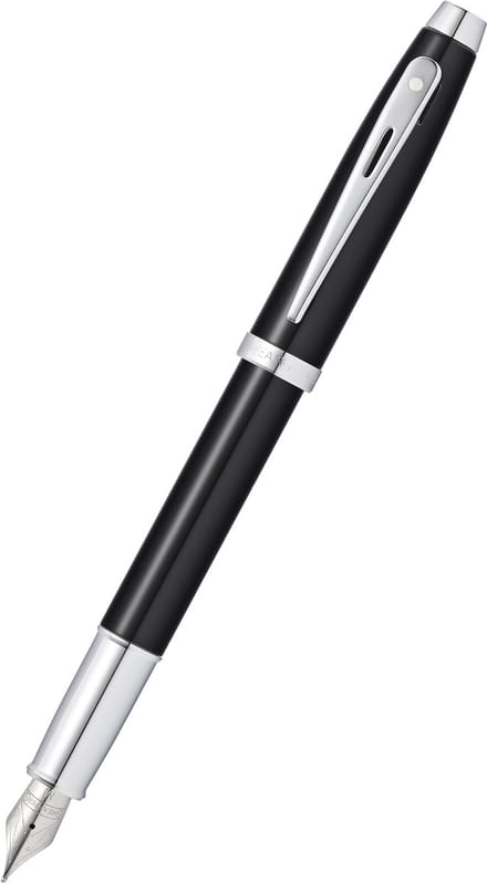 Sheaffer - Vulpen 100 F - Glossy Black Lacquer Chrome Plated - SF-E0933843
