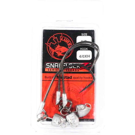 Tackle Tactics TT SnakelockZ jigkop 1/6 oz 4/0 XH 3/pak (6528)