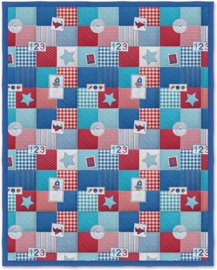 LIEF! Quilt Rocket - Sprei - 160x230 cm - Blue