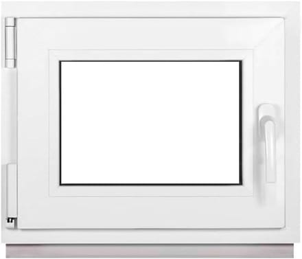 Kleine raam - Kelderraam - Ventilatie - Drievoudige beglazing - 50 x 40 cm - Wit