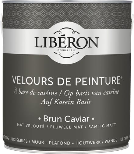 Liberon Velours De Peinture Muurverf - Mat - Brun Caviar - 2,5l