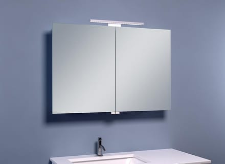 Wiesbaden Luxe Spiegelkast + Led Verlichting - 90 x 60 x 14 cm.