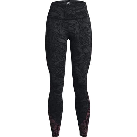 Under Armour Rush Bedrukte Legging Dames Zwart