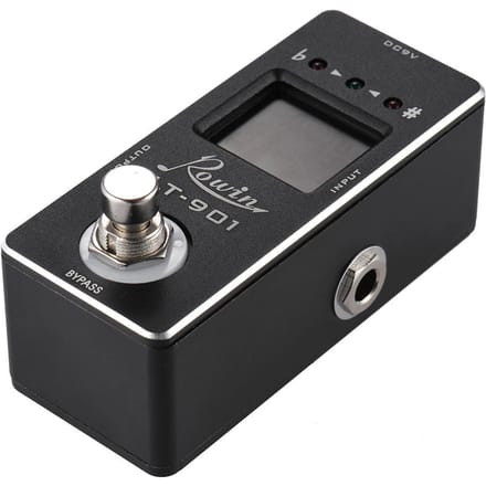 Mini accordeur de guitare chromatique, effet pédale, écran LCD True Bypass gray